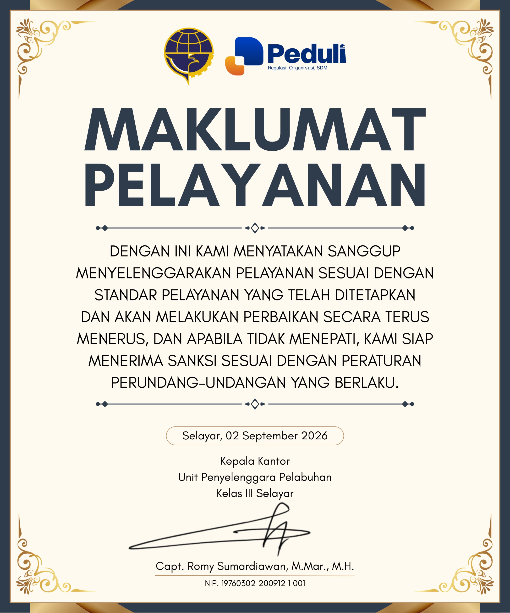 MAKLUMAT PELAYANAN